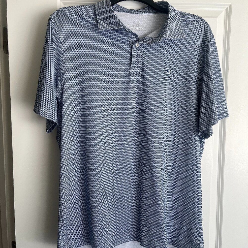 Vineyard Vines Golf Tees Performance Polo - Men's Size Large